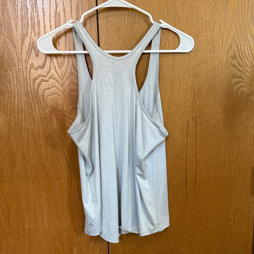Prana Light Gray Racerback Tank - Picture 3 of 3